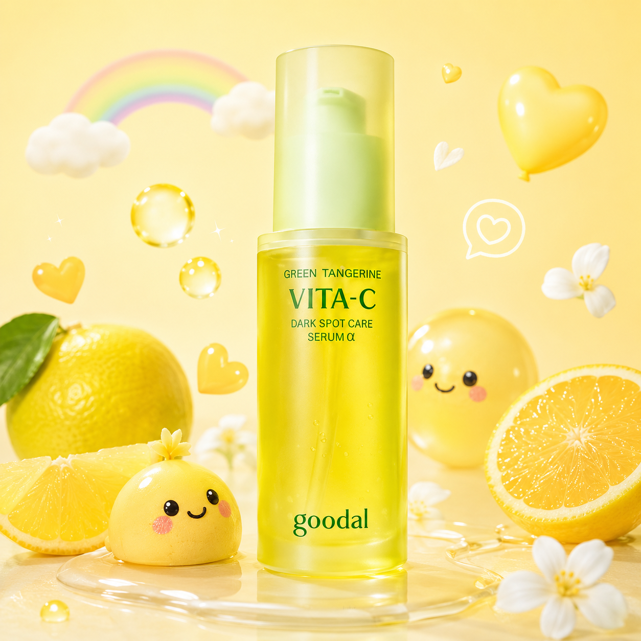 GOODAL Green Tangerine Vita C Dark Spot Care Alpha Serum
