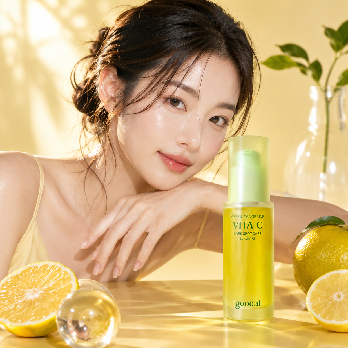 GOODAL Green Tangerine Vita C Dark Spot Care Alpha Serum