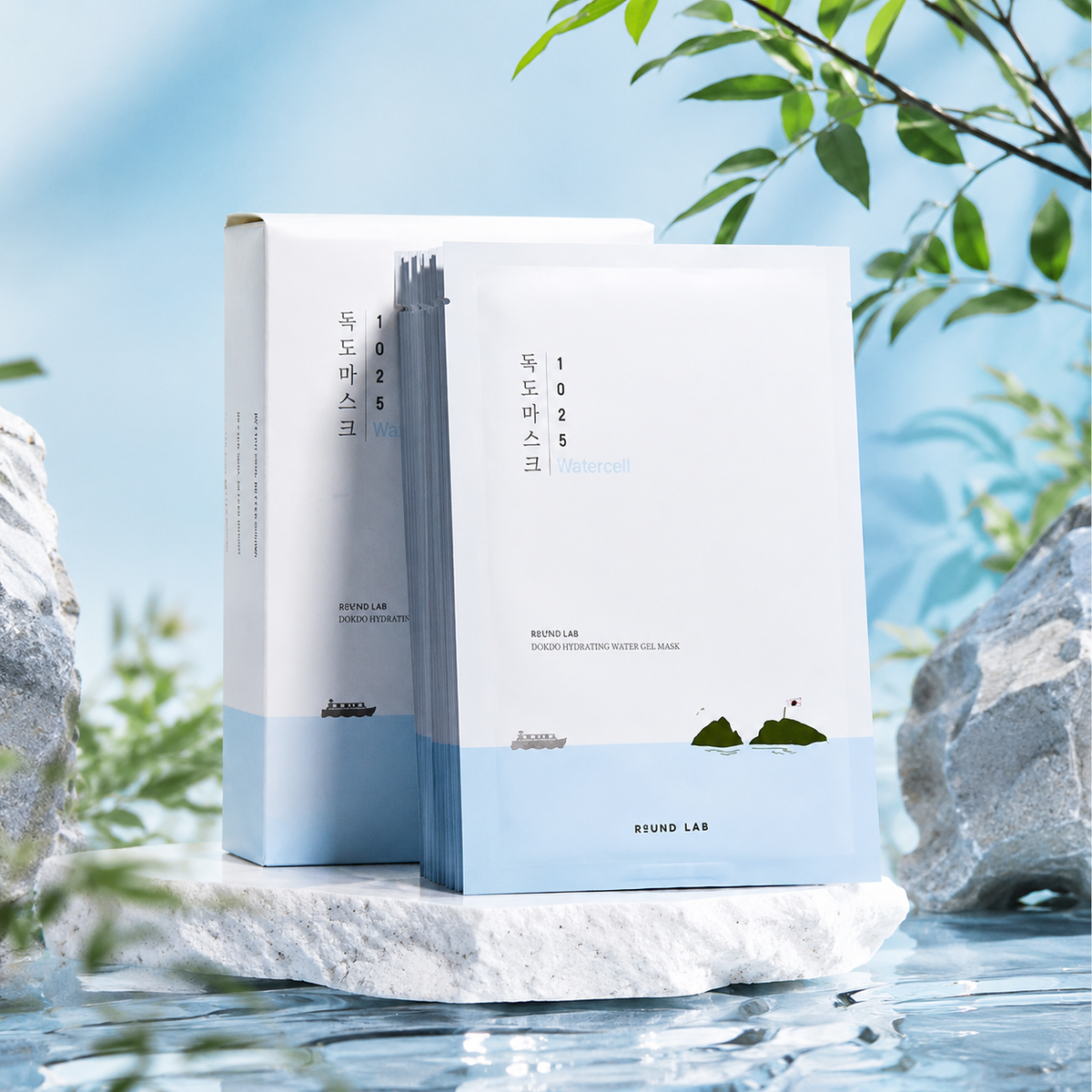 ROUND LAB 1025 Dokdo Hydrating Water Gel Mask