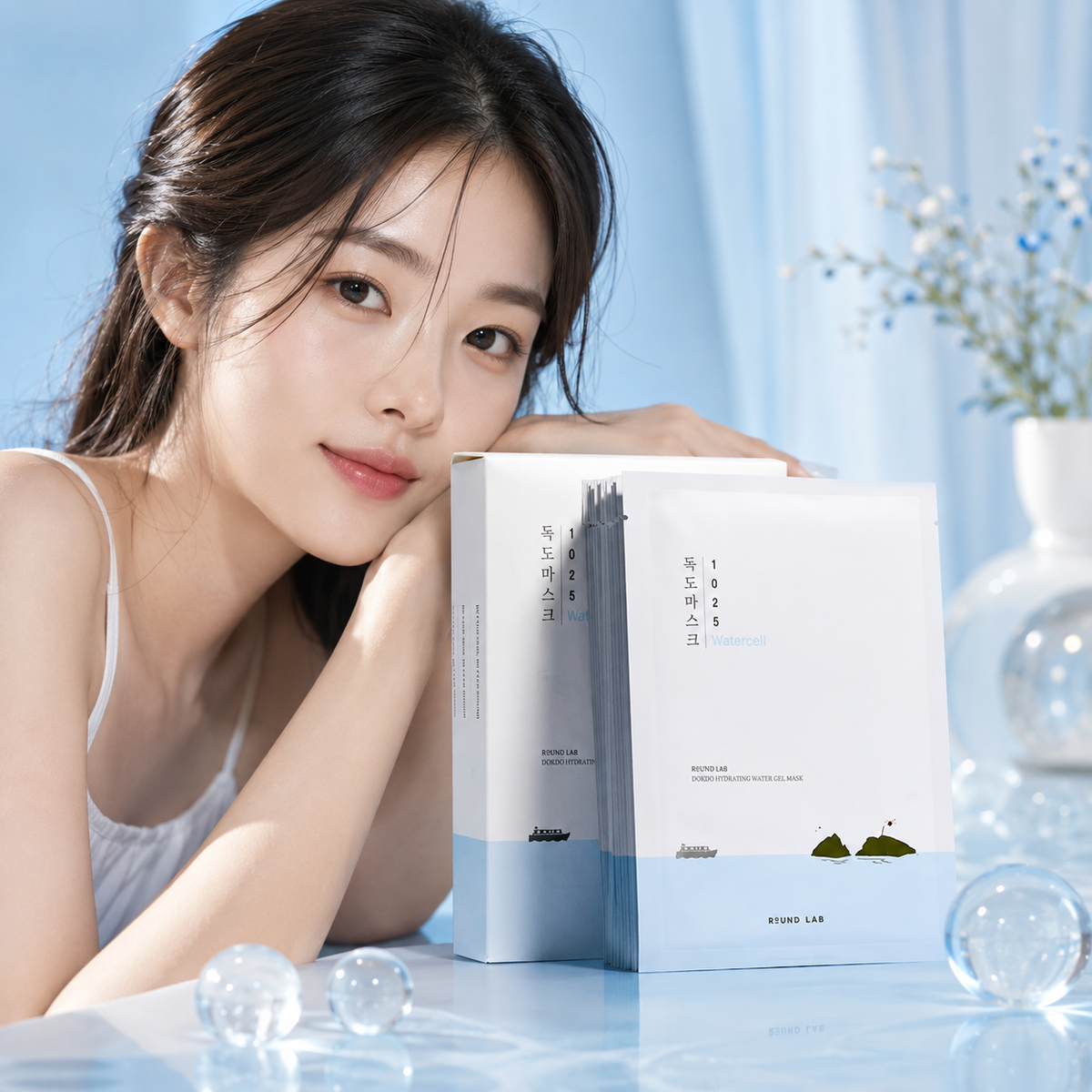 ROUND LAB 1025 Dokdo Hydrating Water Gel Mask