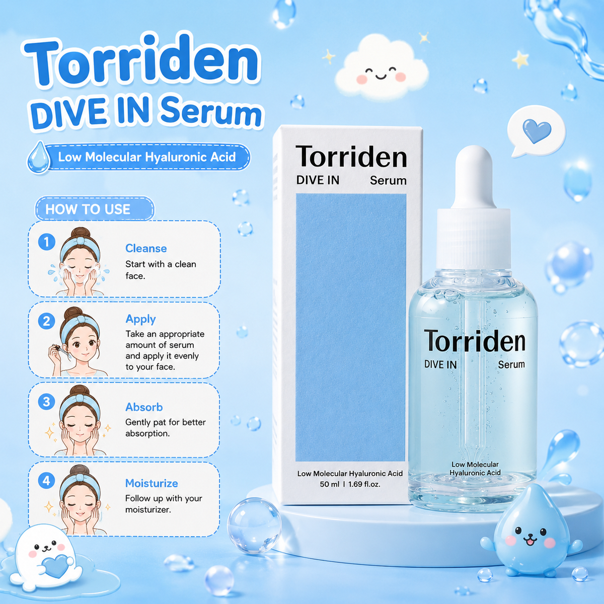 TORRIDEN Dive-in Hyaluronic Acid Serum