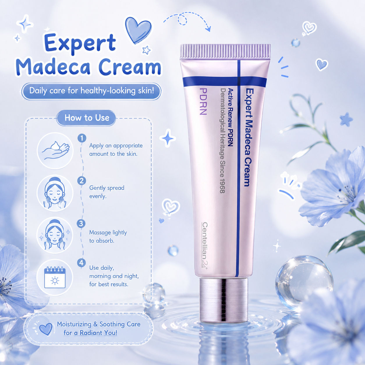 CENTELLIAN24  Expert Madeca Cream Active Renew PDRN
