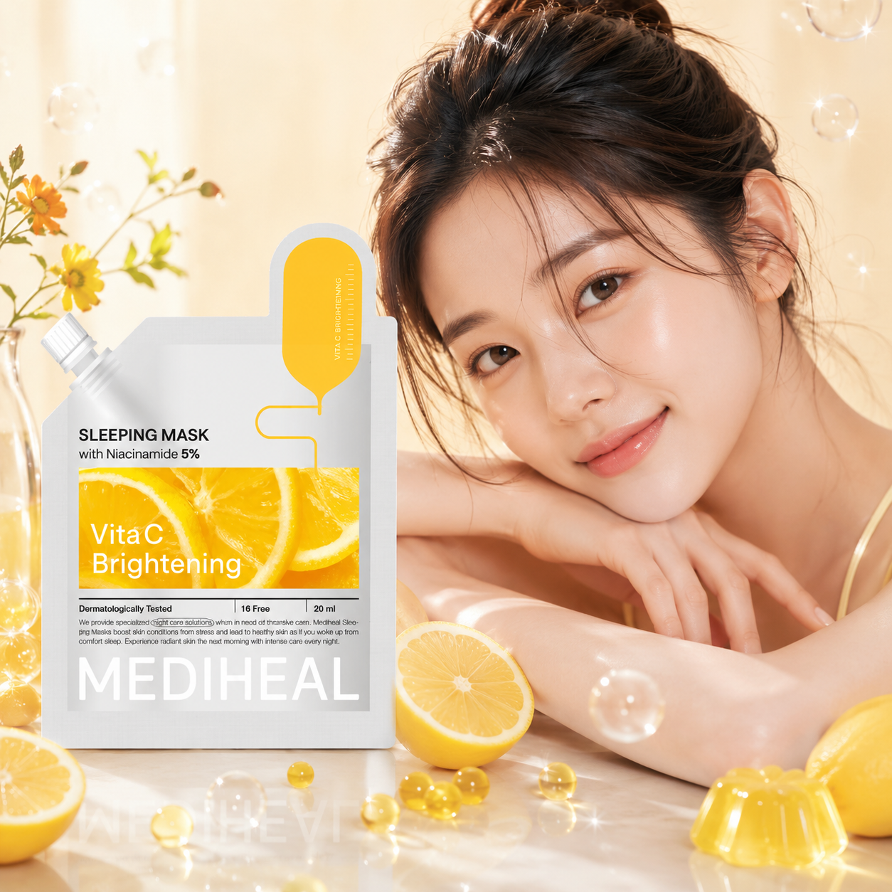 MEDIHEAL Vita C Brightening Sleeping Mask