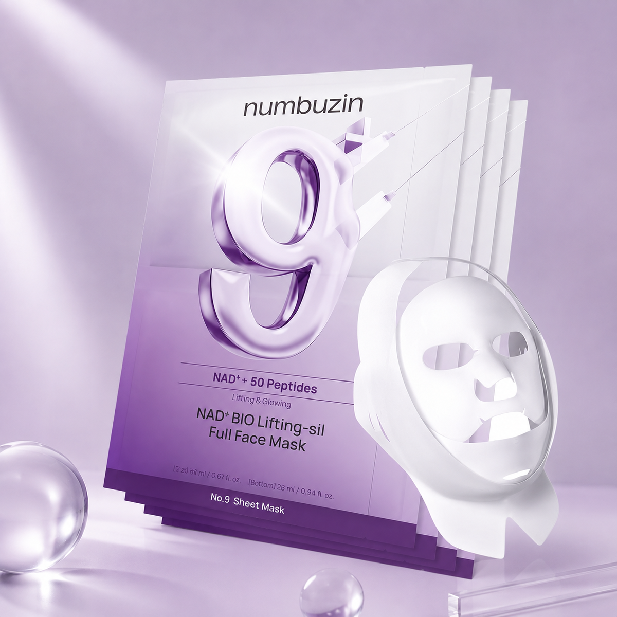 NUMBUZIN No.9 NAD Bio Lifting-sil Full Face Mask
