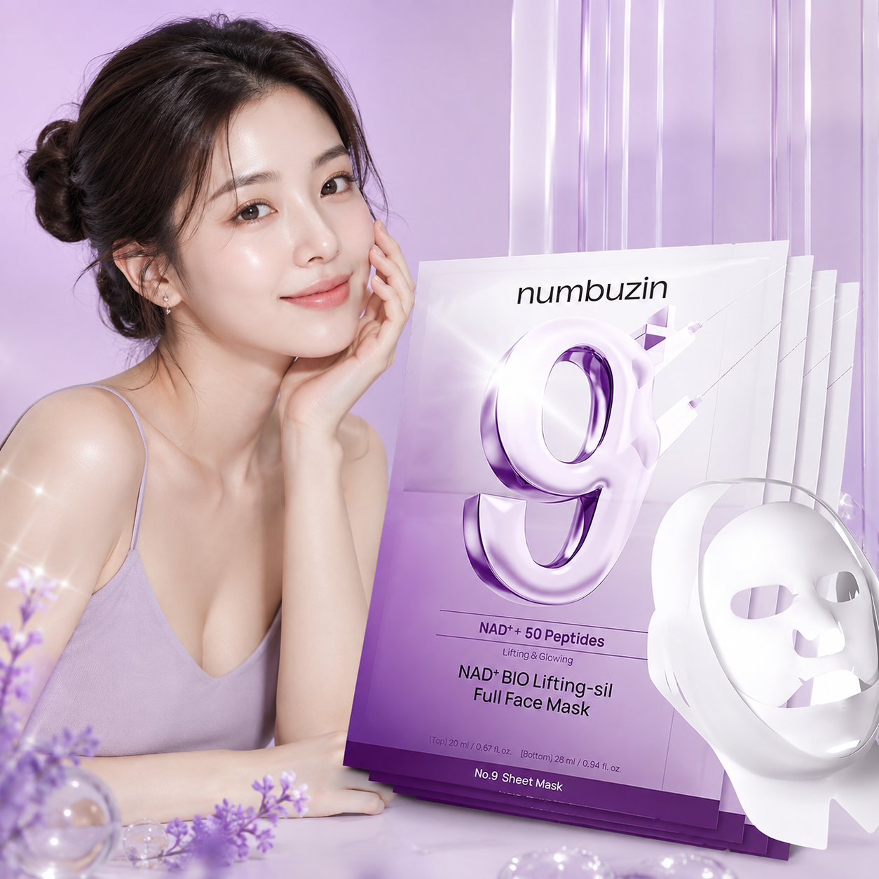 NUMBUZIN No.9 NAD Bio Lifting-sil Full Face Mask