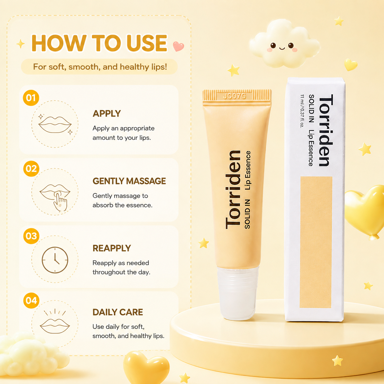 TORRIDEN Solid-In Lip Essence 11ml