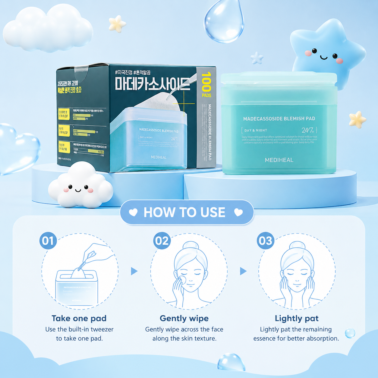 MEDIHEAL Madecassoside Pad