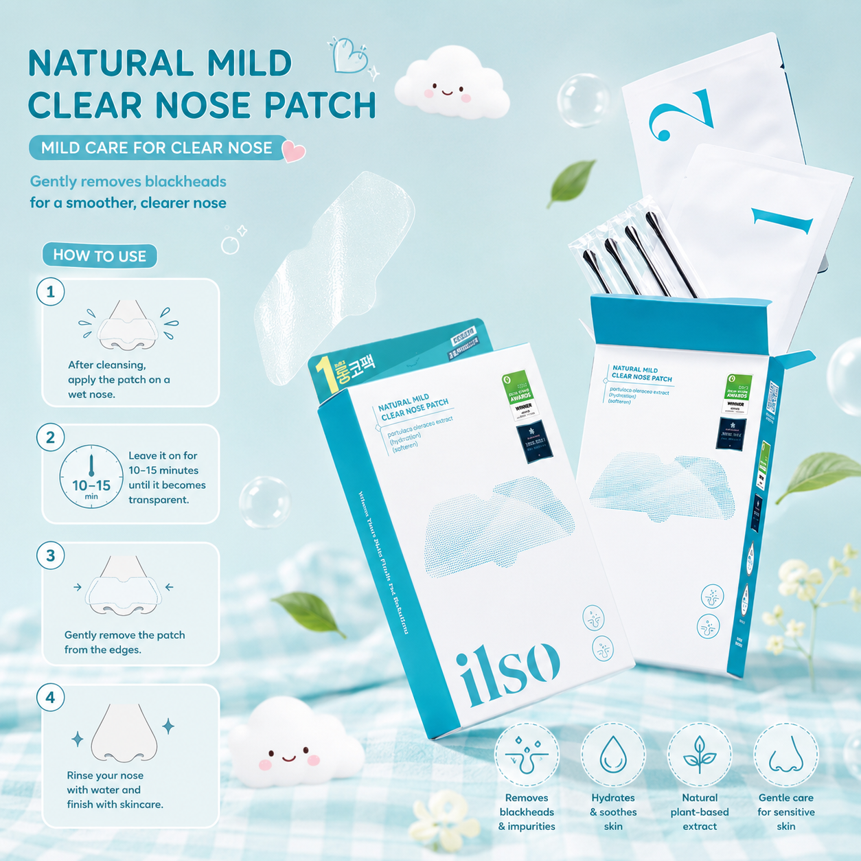 Ilso Anti-blackhead nose patches