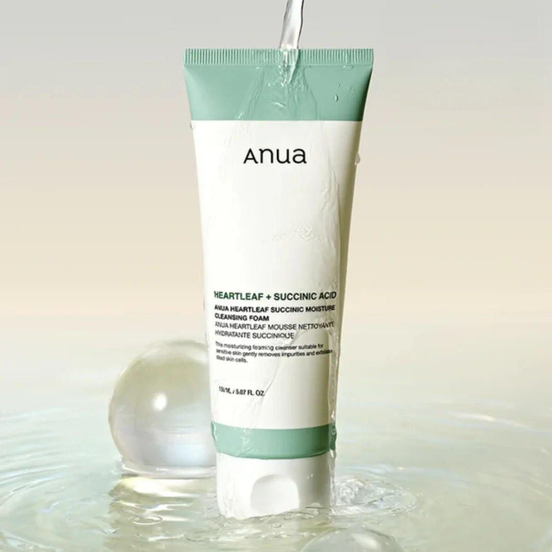 ANUA Heartleaf Succinic Moisture Cleansing Foam