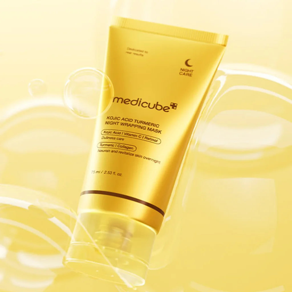 MEDICUBE Kojic Acid Turmeric Night Wrapping Mask